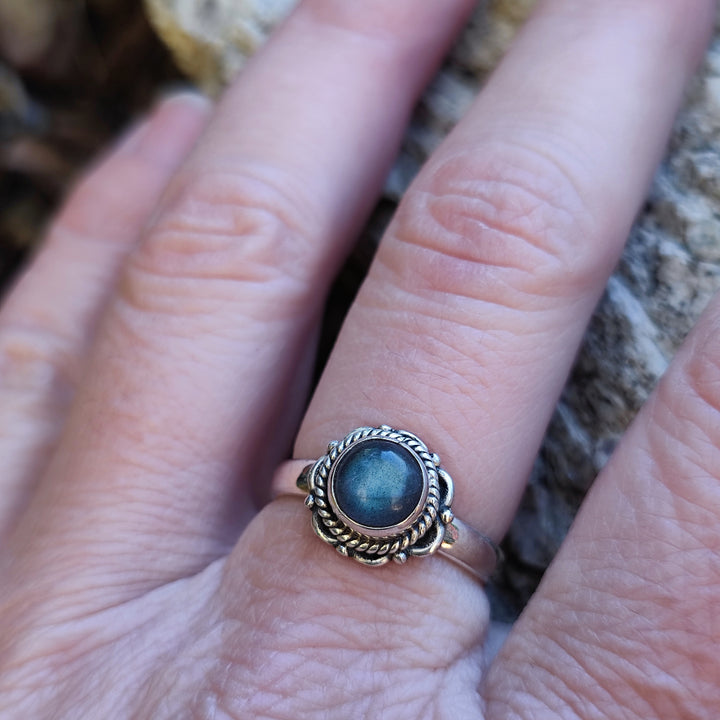 Anello con pietra in argento 925 - NAKAOLI