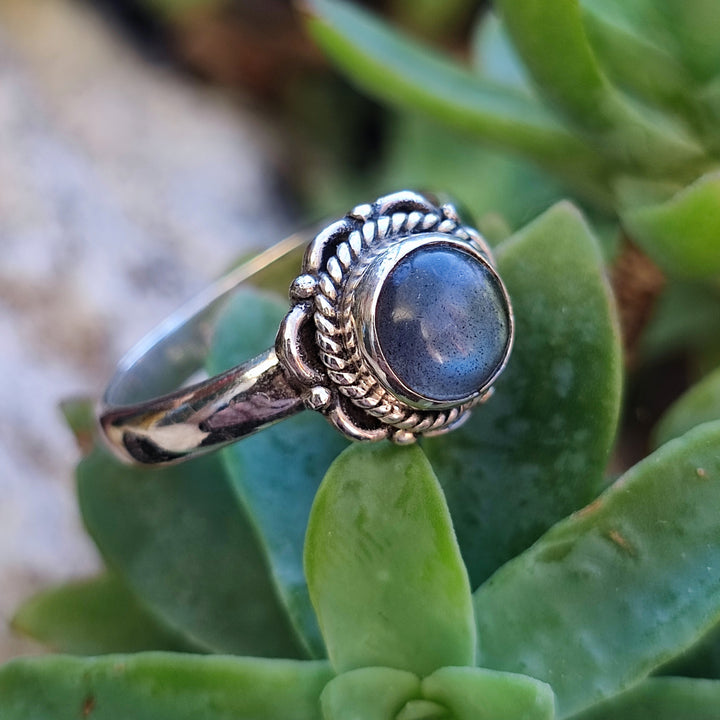 Anello con pietra in argento 925 - NAKAOLI