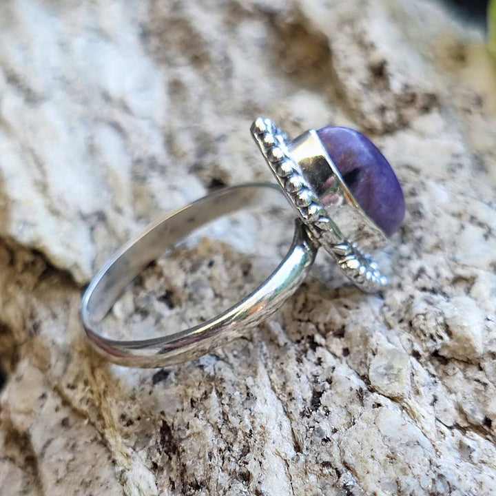 Anello con pietra in argento 925 - NIMBI