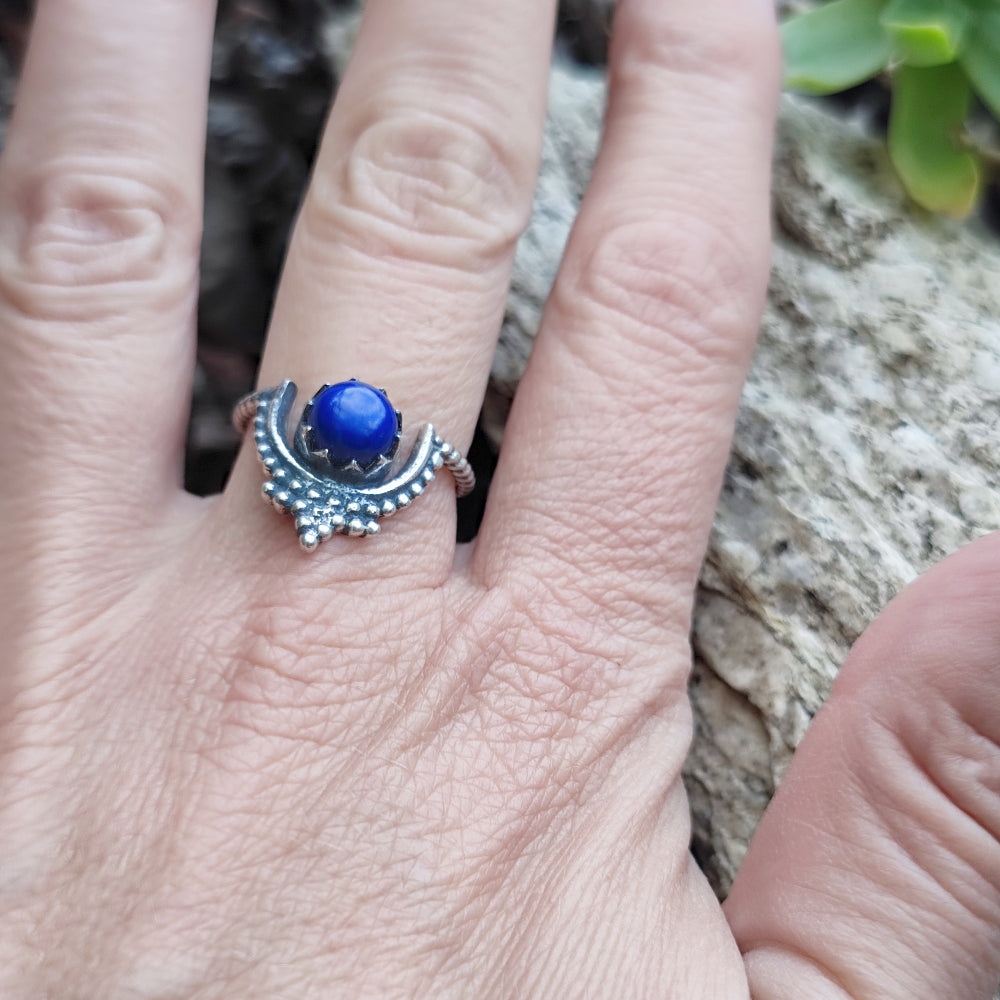 Anello con pietra in argento 925 - NIMI