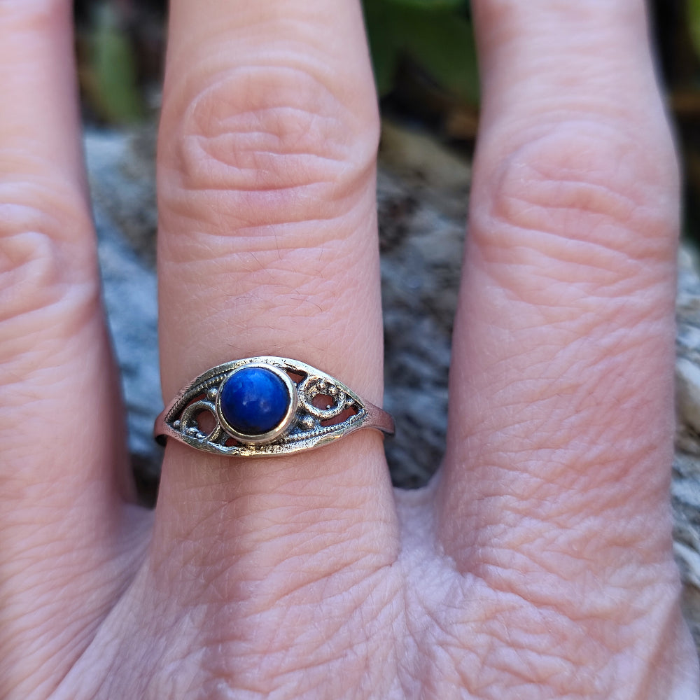 Anello con pietra in argento 925 - RAWLA