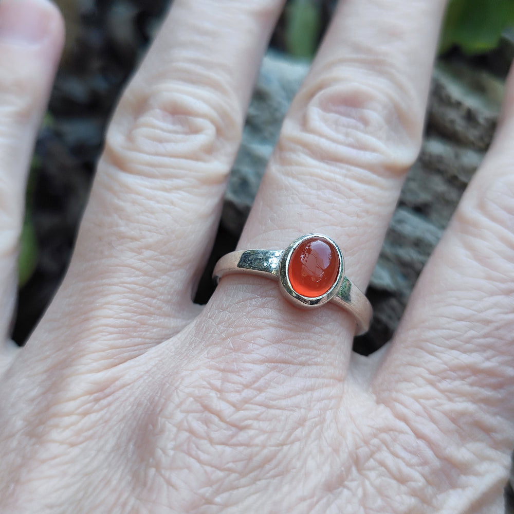 Anello in argento 925 con pietra - SHADOL