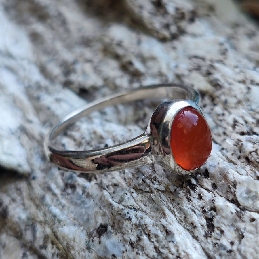 Anello in argento 925 con pietra - SHADOL