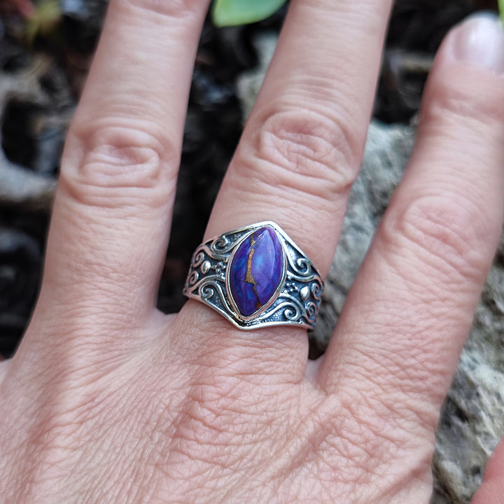 Anello con pietra in argento 925 - THIGRA