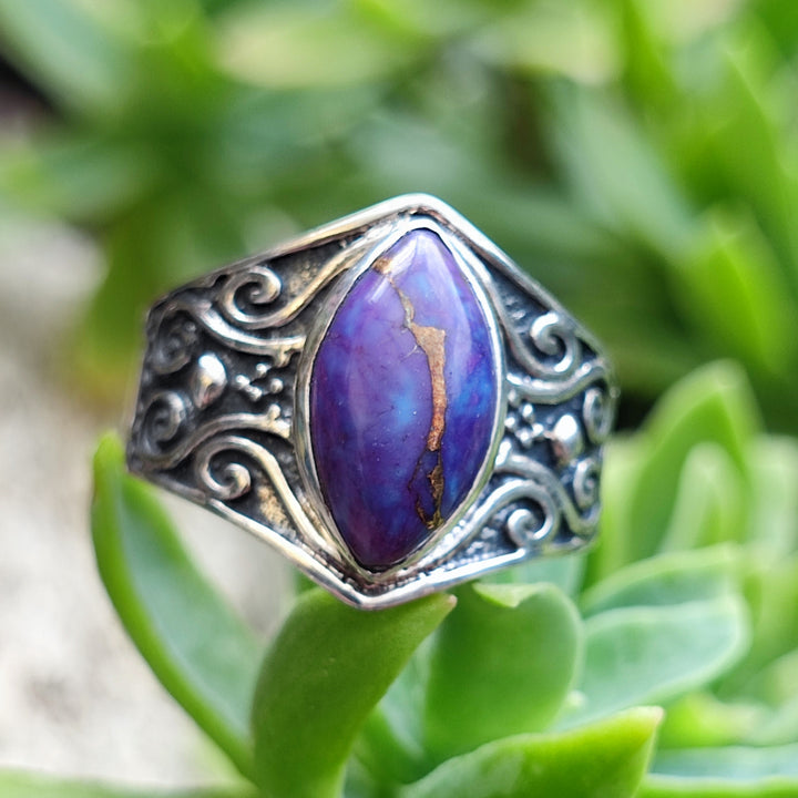 Anello con pietra in argento 925 - THIGRA