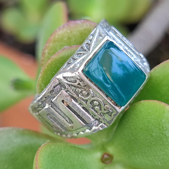 Anello con pietra in argento 925 - ZHARI