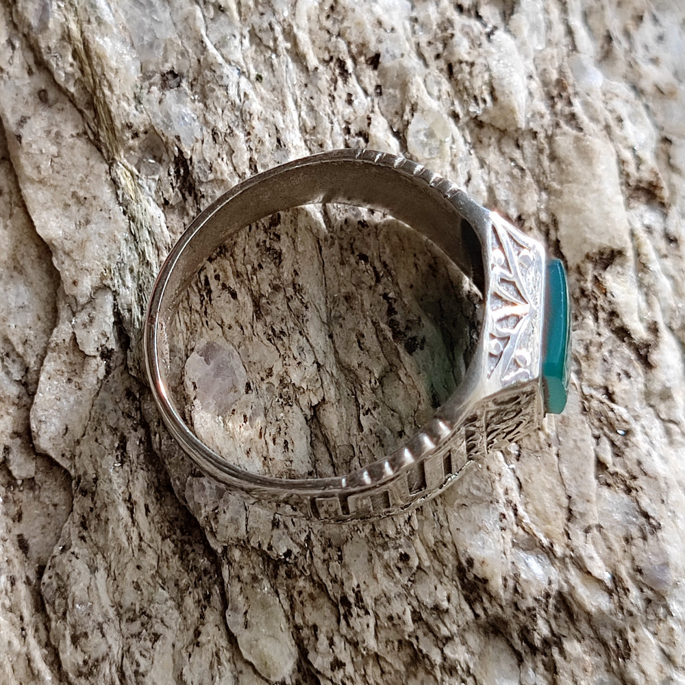Anello con pietra in argento 925 - ZHARI