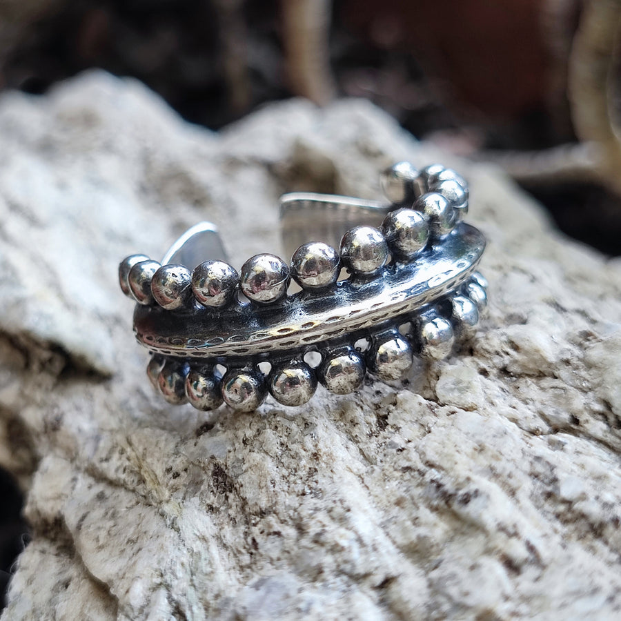 Anello etnico in argento 925 - POKARAN