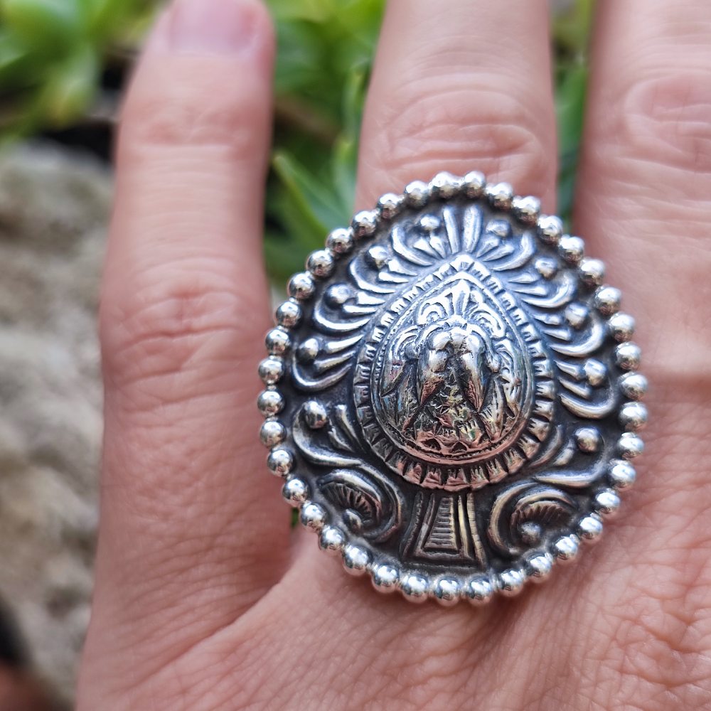 Anello etnico in argento 925 - HARAM