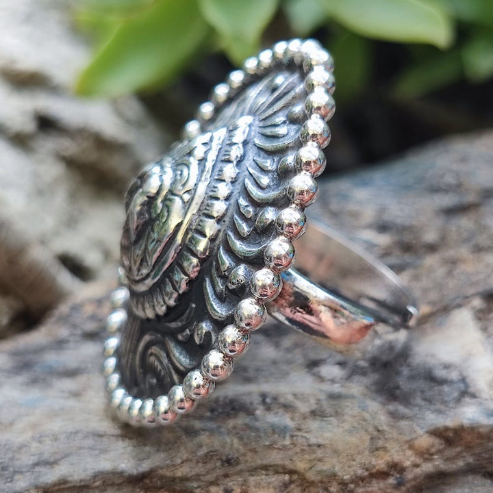 Anello etnico in argento 925 - HARAM