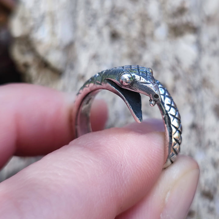 Anello in argento 925 serpenti - JHARIGAON