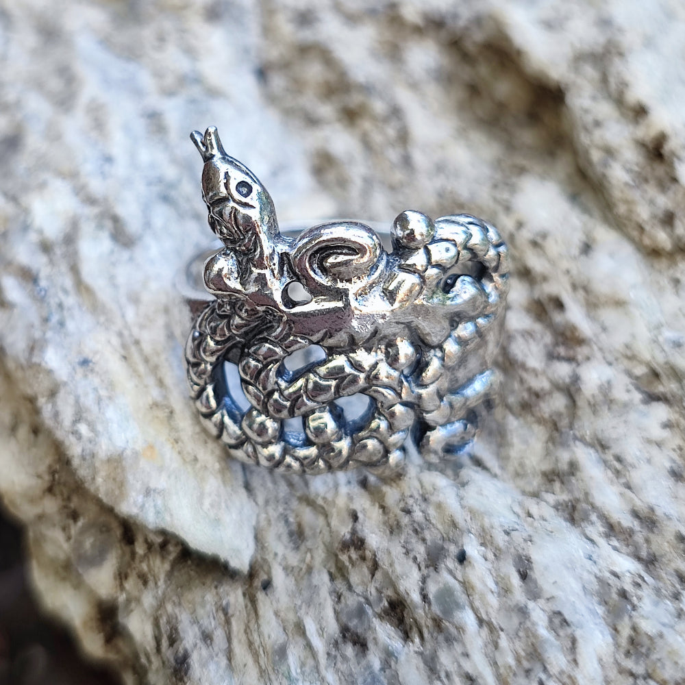 Anello in argento 925 serpenti - ATAL