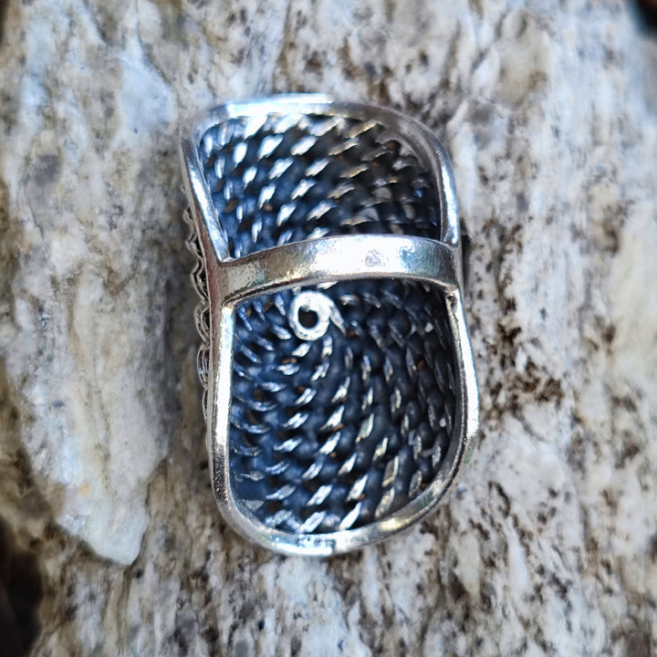 Anello etnico in argento 925 - SIDDAPUR