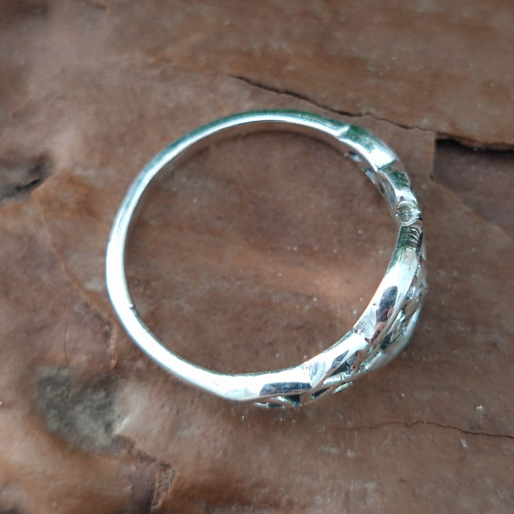 Anello in argento 925 con sole - KOPHAL