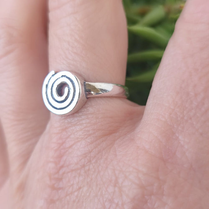 Anello in argento apribile 925 con spirale - ARAMBAG