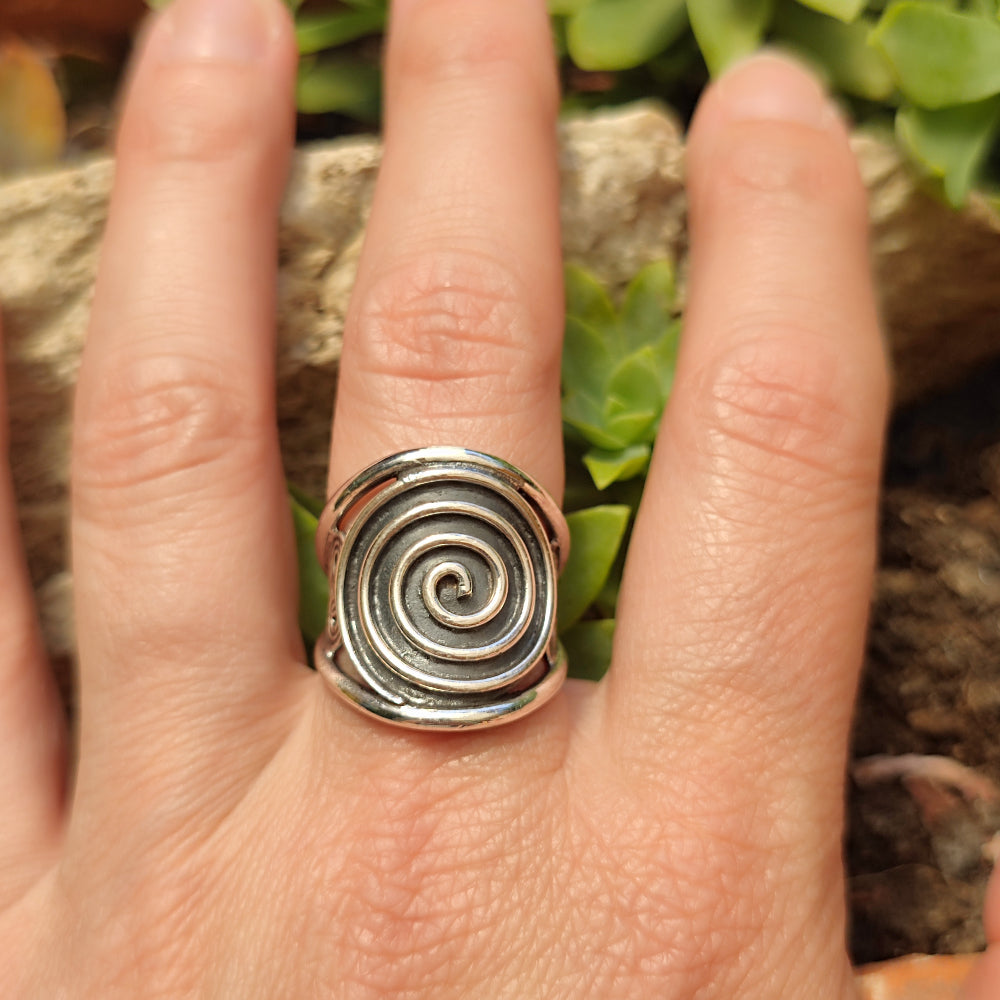 Anello in argento 925 con spirale - KOHIM