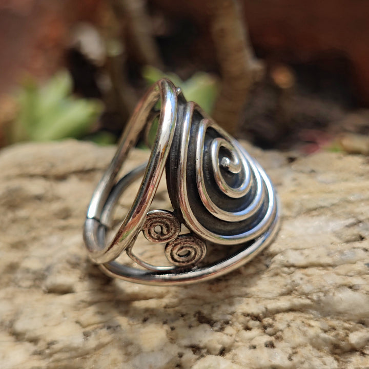 Anello in argento 925 con spirale - KOHIM