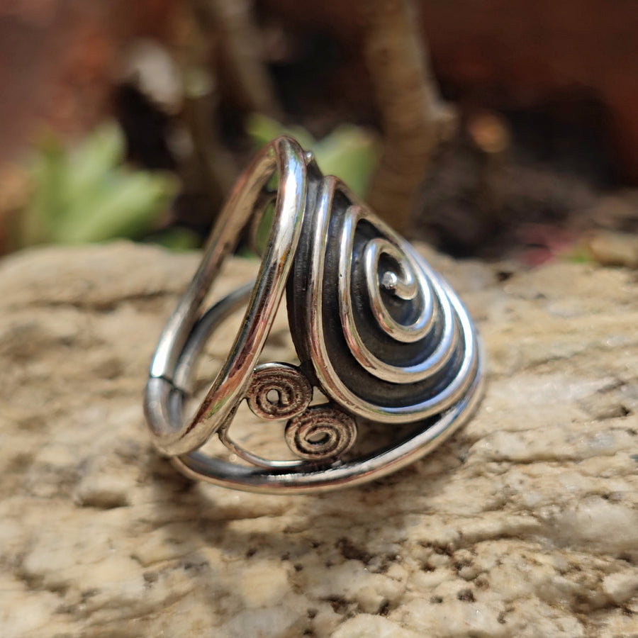 Anello in argento 925 con spirale - KOHIM