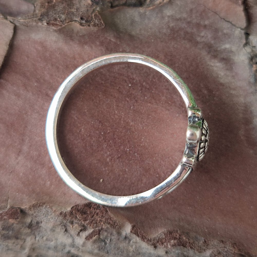 Anello in argento 925 con tartaruga - KACABO
