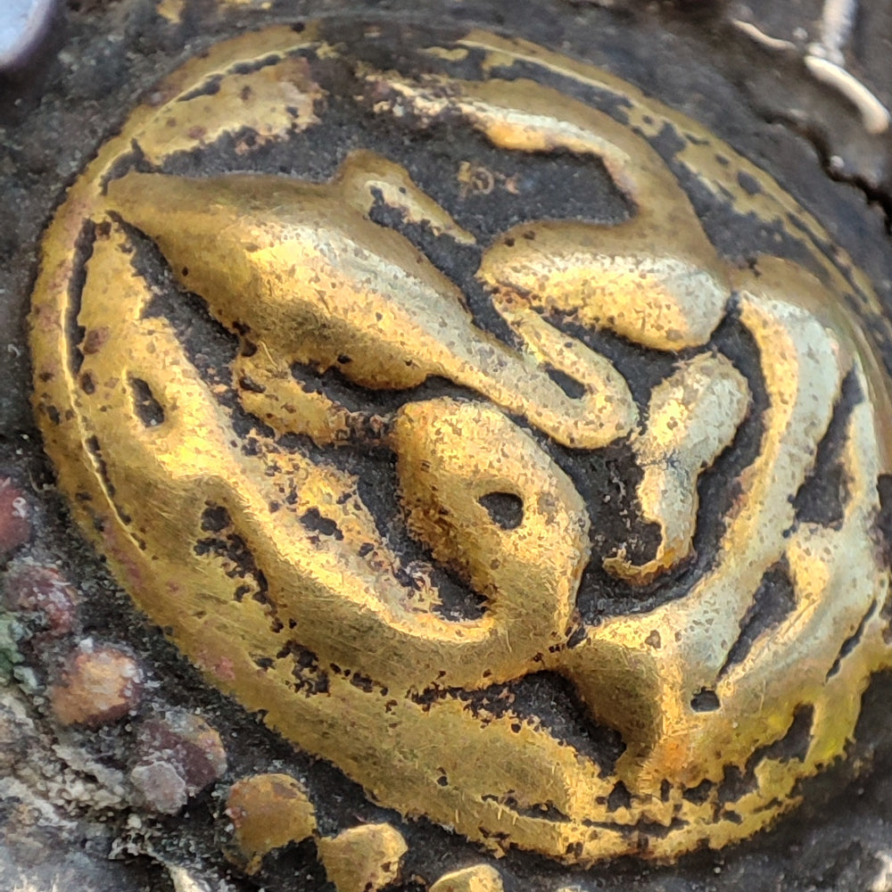 Anello in argento antico con Ganesh - MAJHGAWA