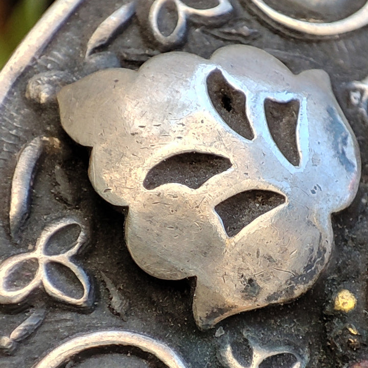 Anello in argento antico con Ganesh - MAJHGAWA