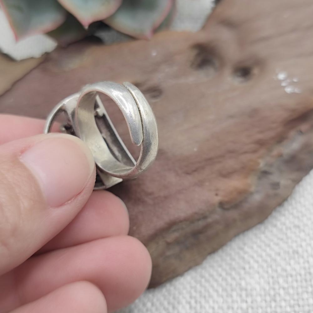 Anello in argento antico con Ganesh - MAGUDU