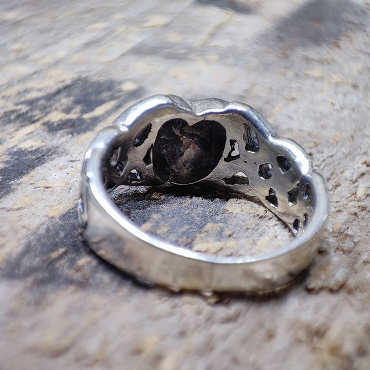 Anello celtico con cuore in argento 925 - AENGUS