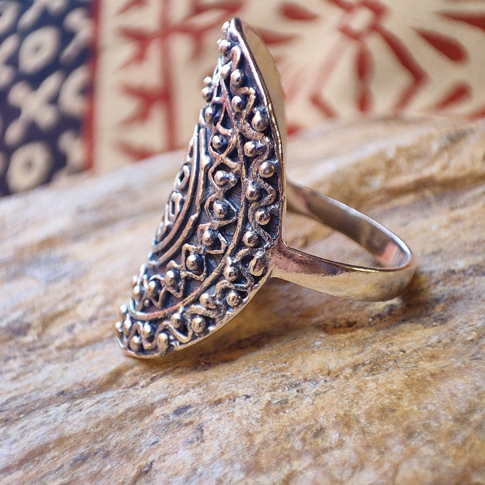 ANELLO etnico in argento 925 - JAMAYA