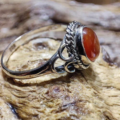 Anello con pietra in argento 925 - NARAN