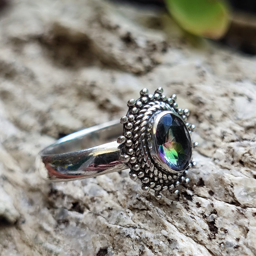 Anello con pietra in argento 925 - RINYA