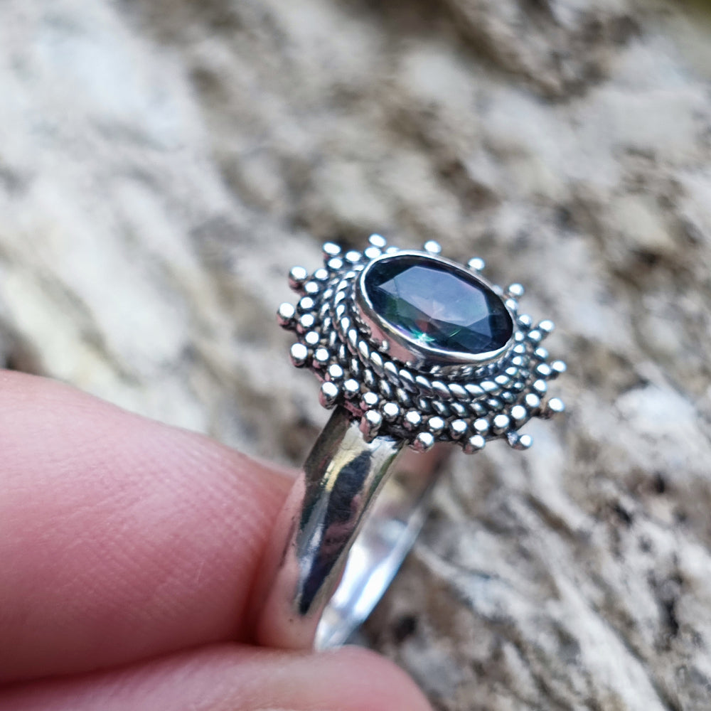 Anello con pietra in argento 925 - RINYA
