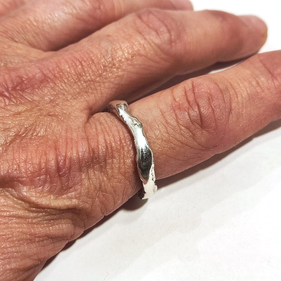 Anello SOLOTE in argento da donna o uomo misura 25