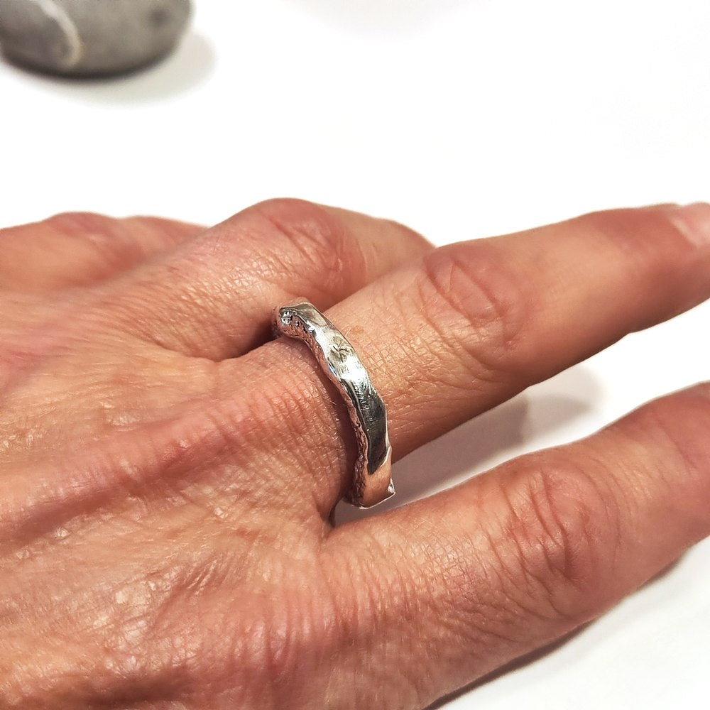 Anello SOLOTE in argento da donna o uomo misura 16