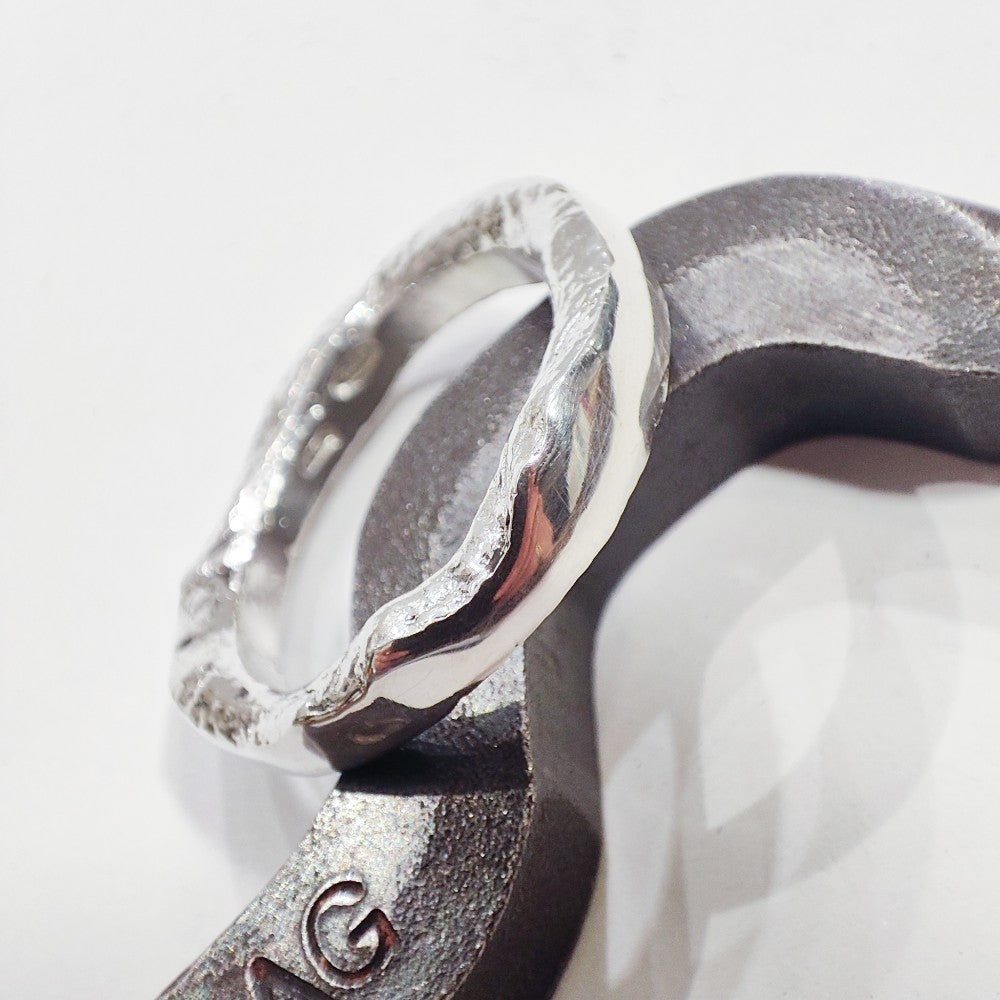 SOLOTE ring in silver for women or men size 20
