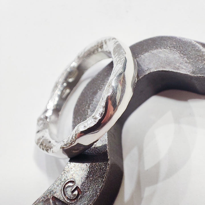 SOLOTE ring in silver for women or men size 20