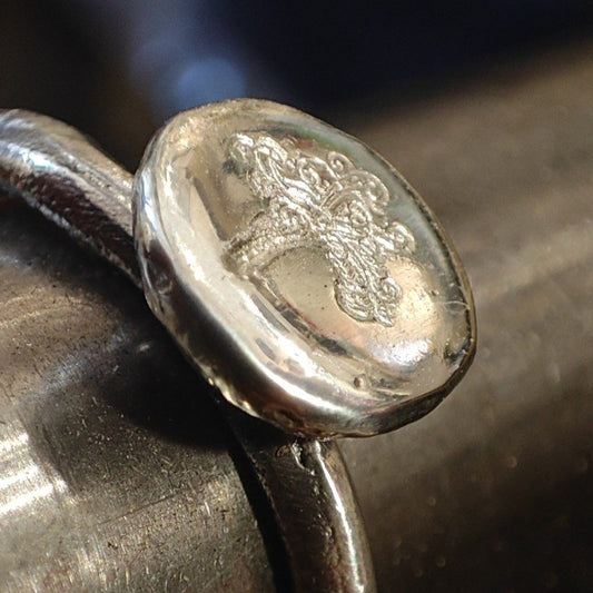 Anello artigianale in argento 925 - TREE