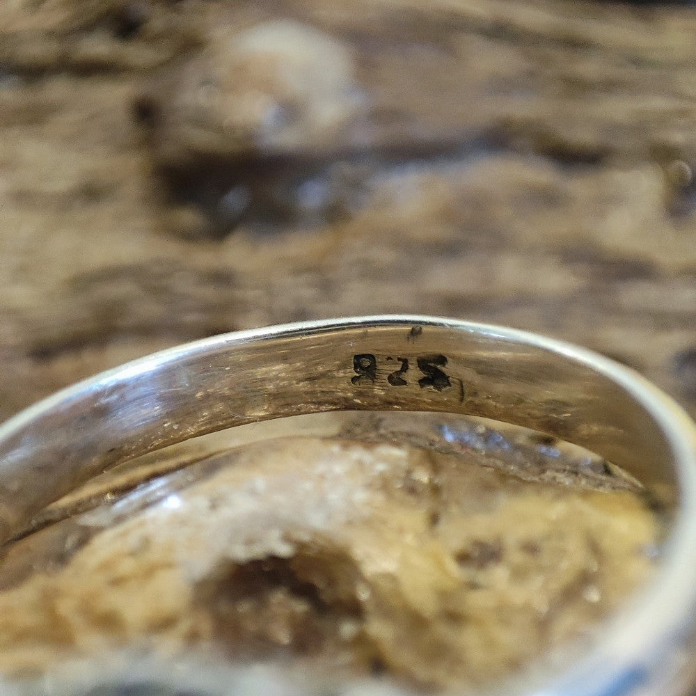 Anello con pietra in argento 925 - DRUAM