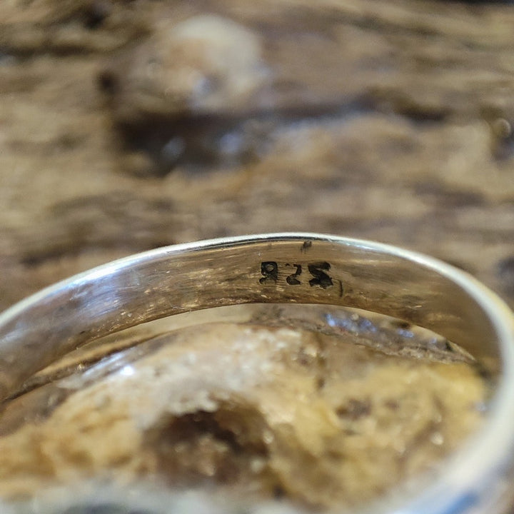 Anello con pietra in argento 925 - DRUAM