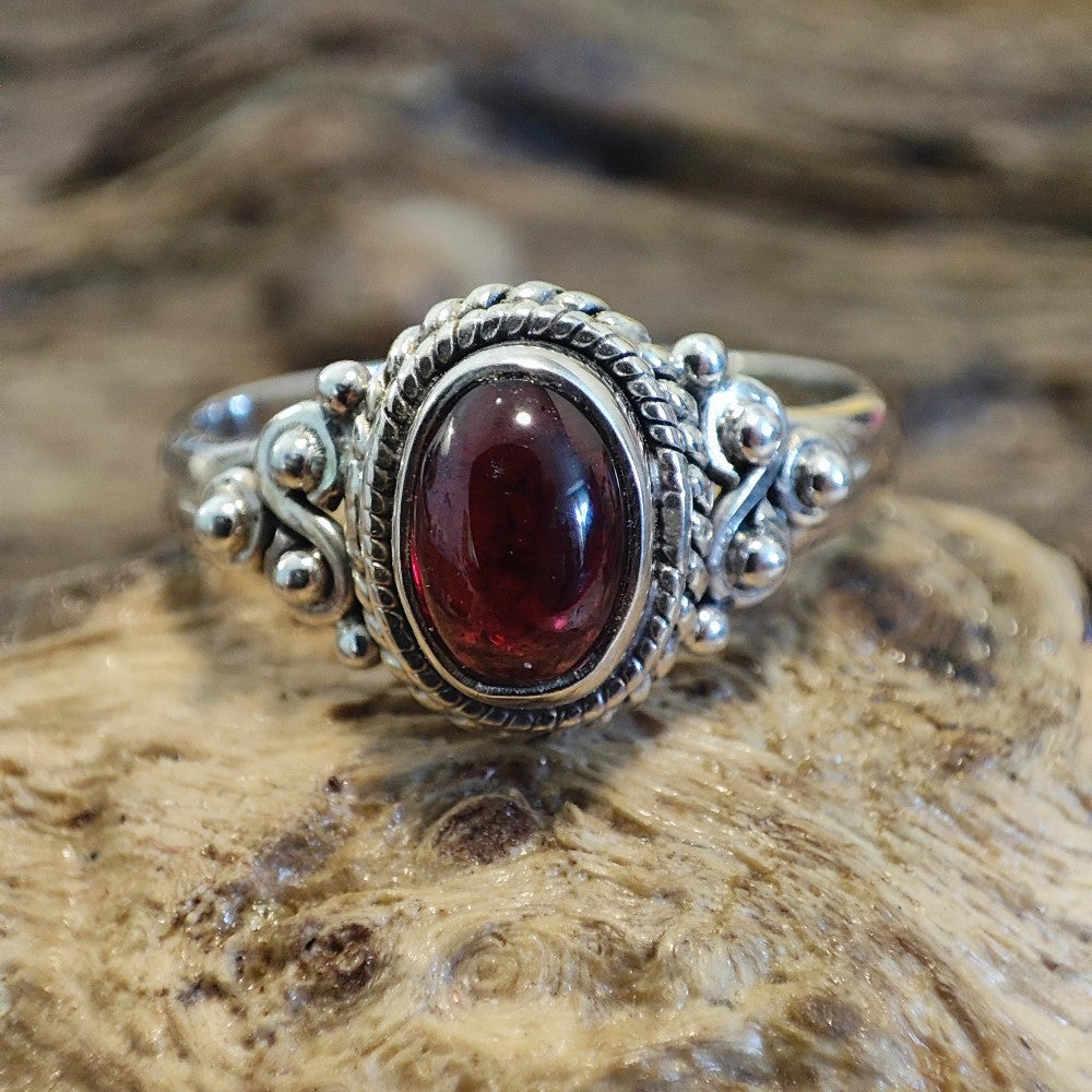 Anello con pietra in argento 925 - DRUAM