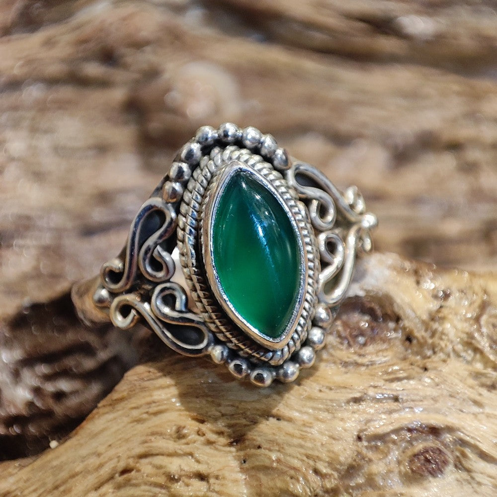 Anello con pietra in argento 925 - SOMOS