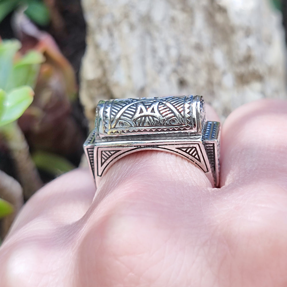 Anello etnico in argento 925 - BHIAR