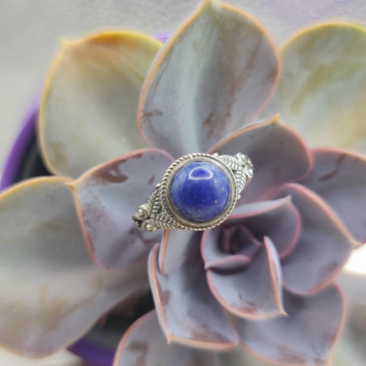 Anello etnico in argento 925 con pietra - CHOUTUPALL