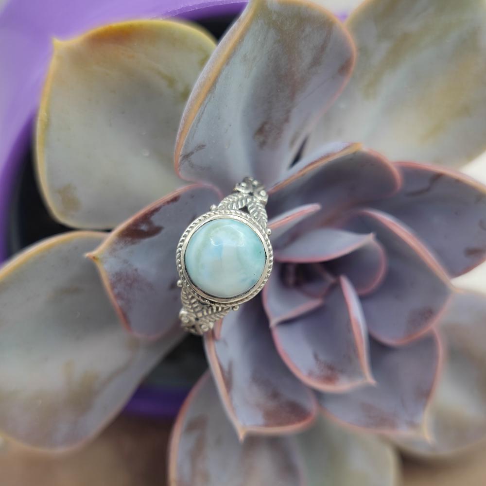 Anello etnico in argento 925 con pietra - CHOUTUPALL