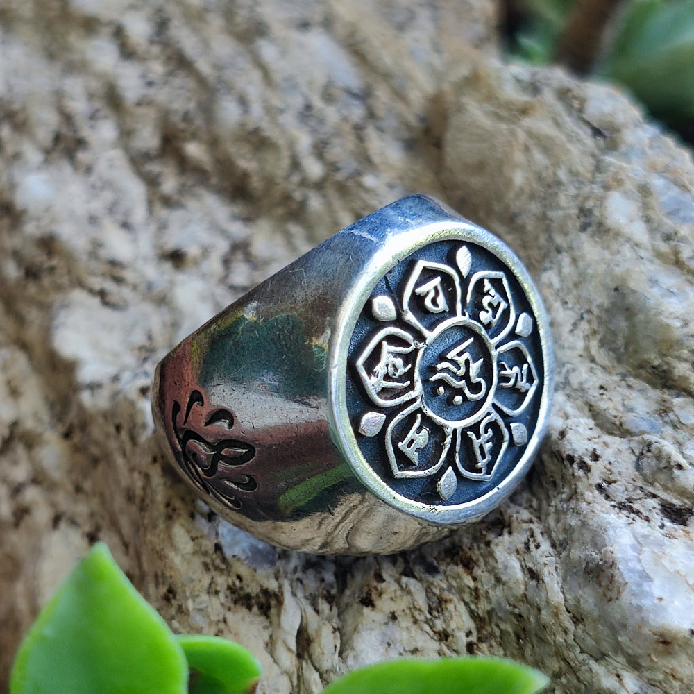 ANELLO a fascia in argento 925 OM - BAREILLY
