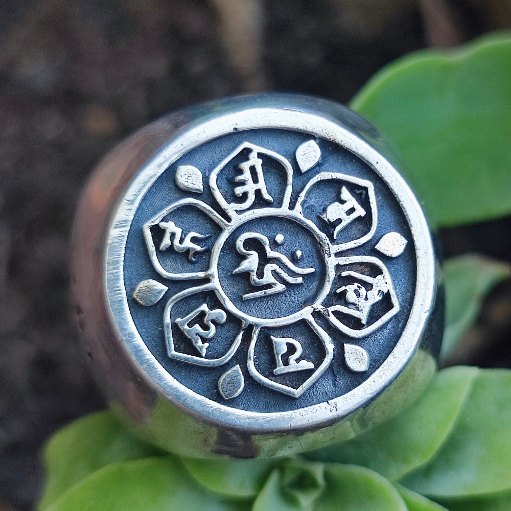 ANELLO a fascia in argento 925 OM - BAREILLY