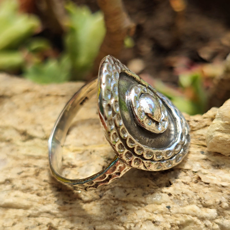 Anello etnico in argento 925 - BOMDILA
