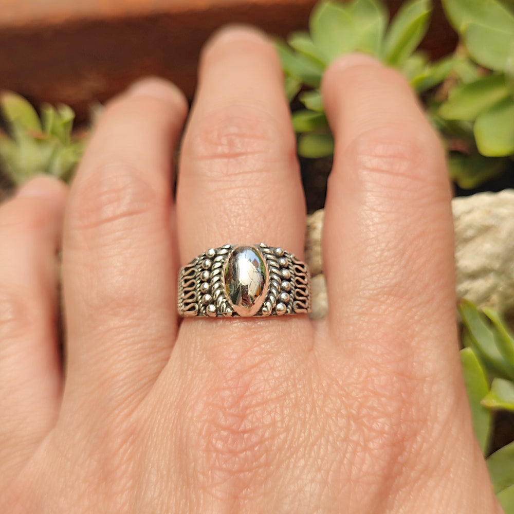 Anello etnico in argento 925 - DIPHU