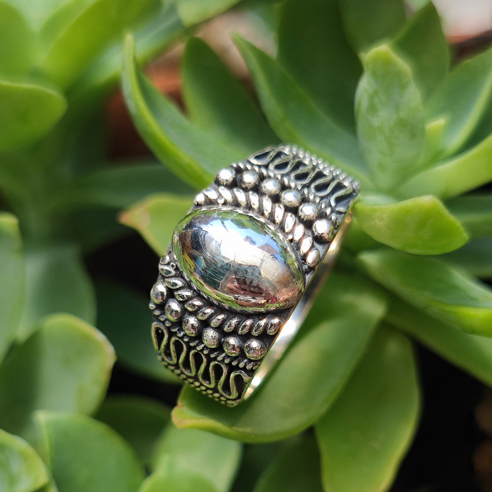 Anello etnico in argento 925 - DIPHU