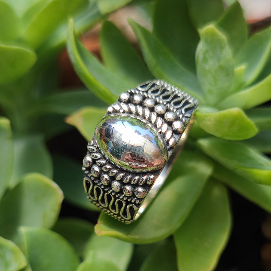 Anello etnico in argento 925 - DIPHU