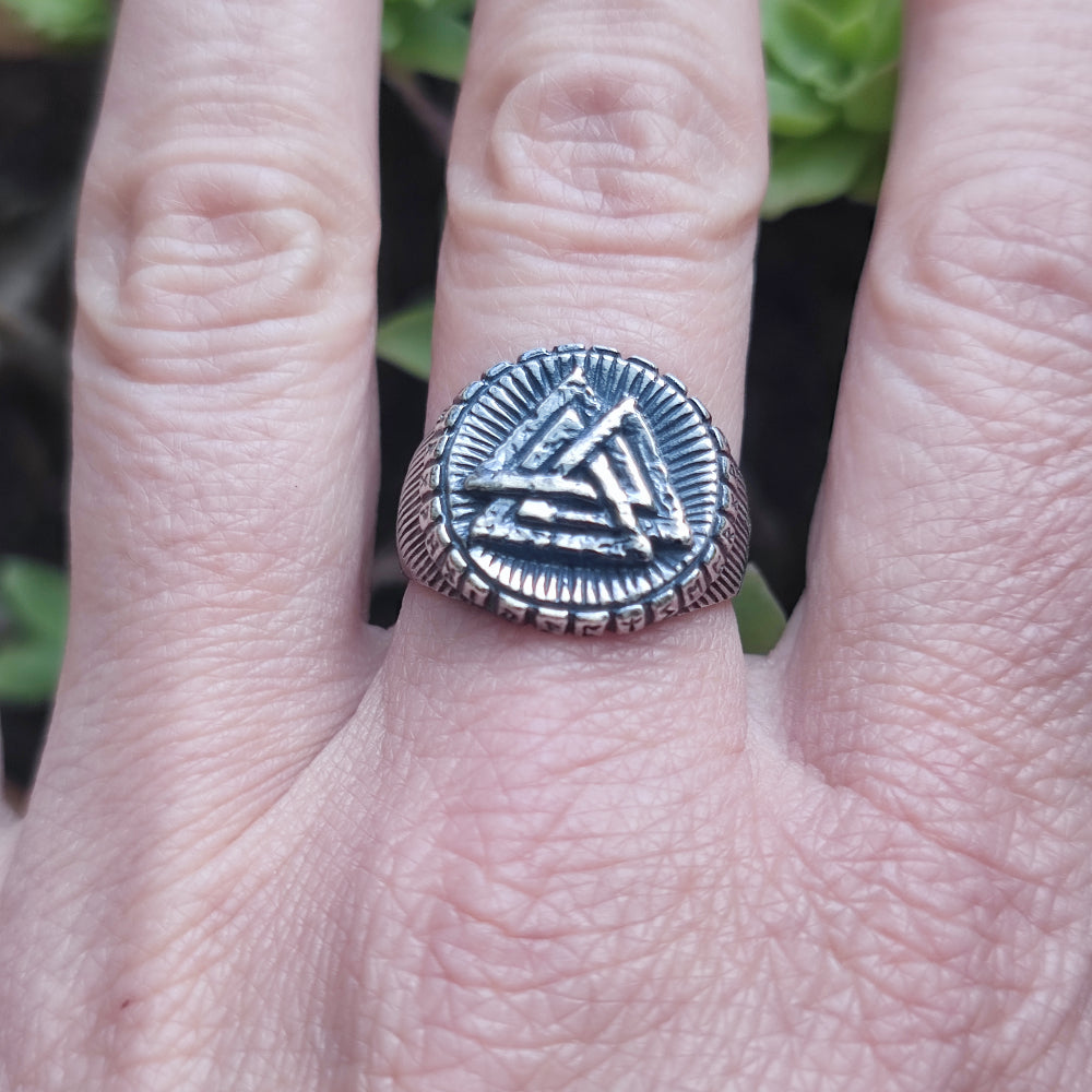 Anello etnico in argento 925 - ODIN